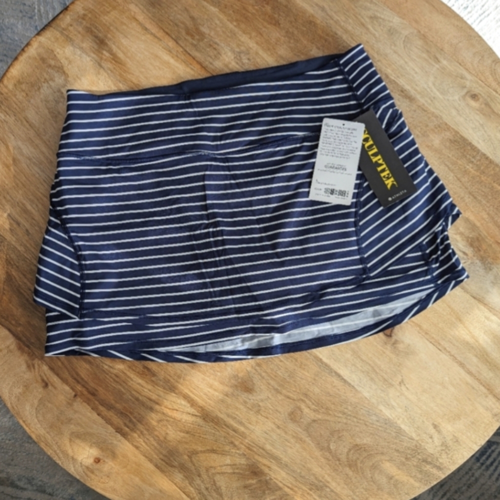 Athleta Stripe Stealth Skort